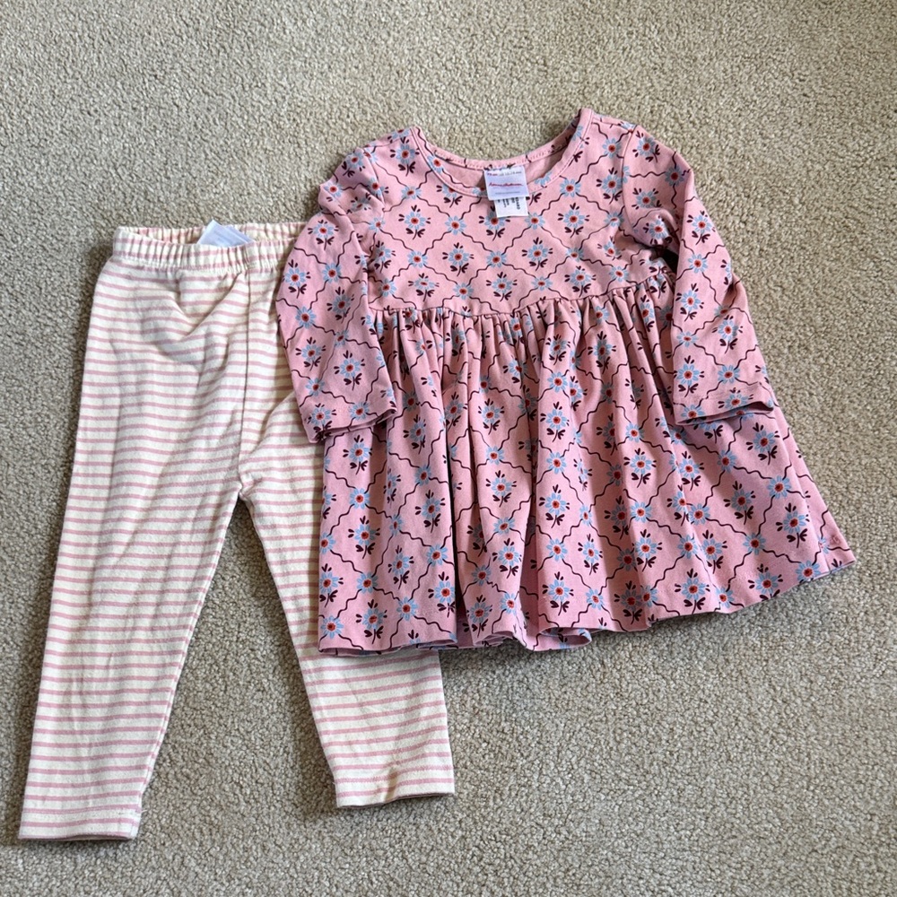 Hanna Andersson Dress with Matching Leggings